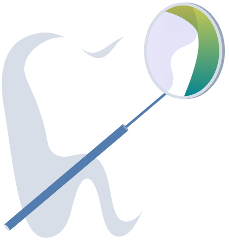 Animated tooth and dental exam tool
